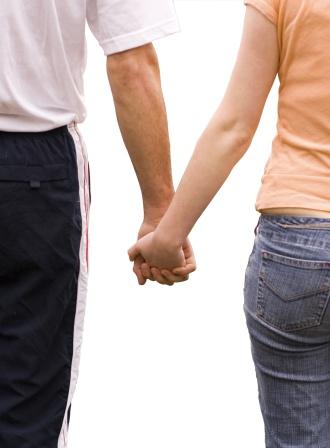 Christian couples holding hands