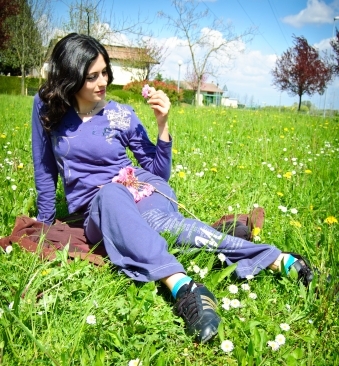 girl at peace