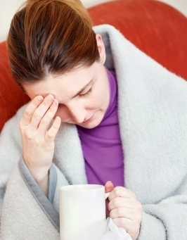 sick woman